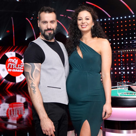 Václav Noid Bárta s partnerkou v show Můj muž to dokáže.