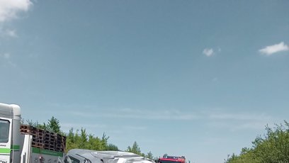 FOTO: Nehoda u Líbeznice.