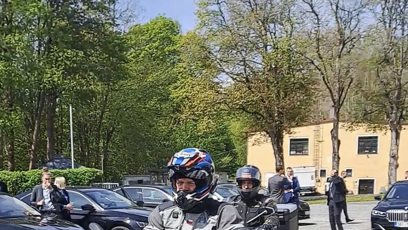 FOTO: Petr Pavel vyrazil do Bavorska na motorce.