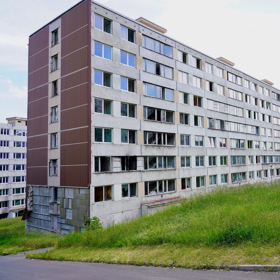 Pak se člověk dostane do opuštěné části.