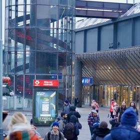 Nová budova Hlavního nádraží.