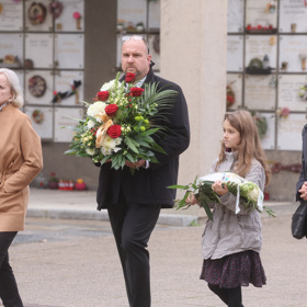 Pohřeb Josefa Somra.