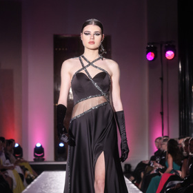 Modely z módní přehlídky Natali Ruden.