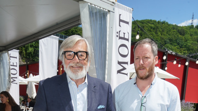 FOTO: Jiří Bartoška na Moët Party v Karlových Varech.