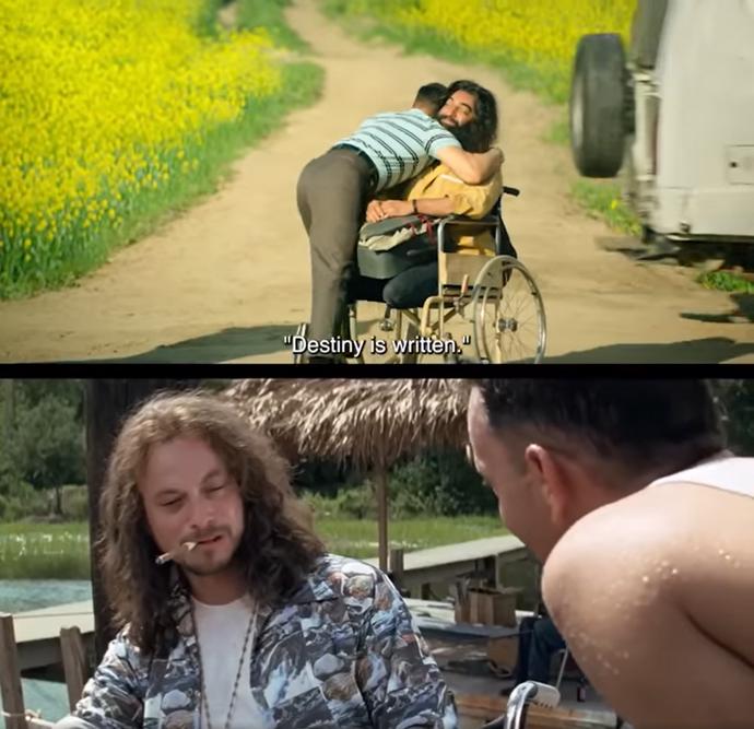 FOTO: Porovnání indické verze Forresta Gumpa (nahoře) s americkým originálem z roku 1994 (dole). – stránka 8