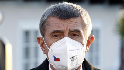 FOTO: Andrej Babiš po jednání s prezidentem Milošem Zemanem v Lánech, 26. dubna 2021.