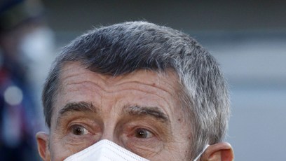 FOTO: Andrej Babiš po jednání s prezidentem Milošem Zemanem v Lánech, 26. dubna 2021.