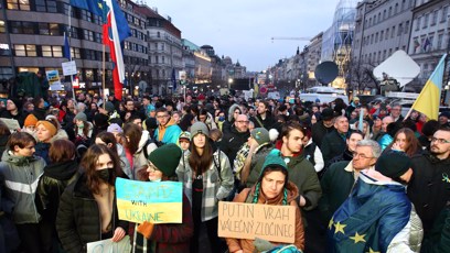 FOTO: Náměstí bylo slušně zaplněno.