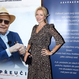 Kateřina Brožová je vždy elegantní.