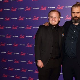 Artur Štaidl s režisérem minisérie Iveta.