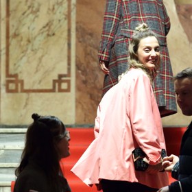 Barbora Poláková vyrazila na premiéru filmu Poslední závod.