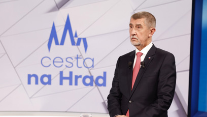 FOTO: Andrej Babiš v debatě na TV Nova.