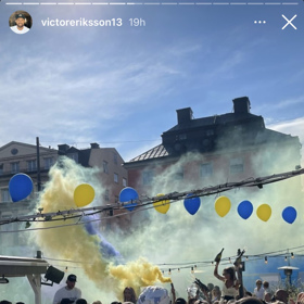 Pastrňák si užíval s partnerkou ve Švédsku.