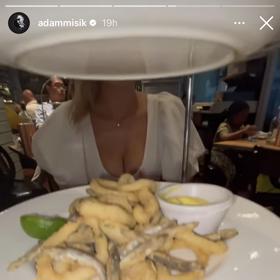 Adam zachytil i jiné přednosti své dívky.