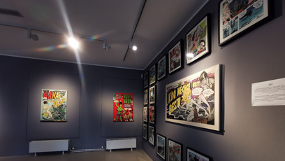 FOTO: Muriel a andělé. Komiksový diamant Káji Saudka z konce 60. let, začátku vrcholného období jeho tvorby. Redakce eXtra.cz navštívila výstavu v Tančícím domě.