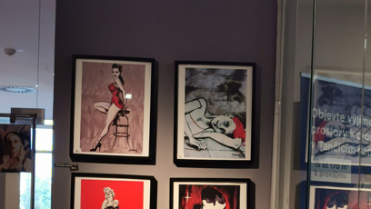 FOTO: Muriel a andělé. Komiksový diamant Káji Saudka z konce 60. let, začátku vrcholného období jeho tvorby. Redakce eXtra.cz navštívila výstavu v Tančícím domě.