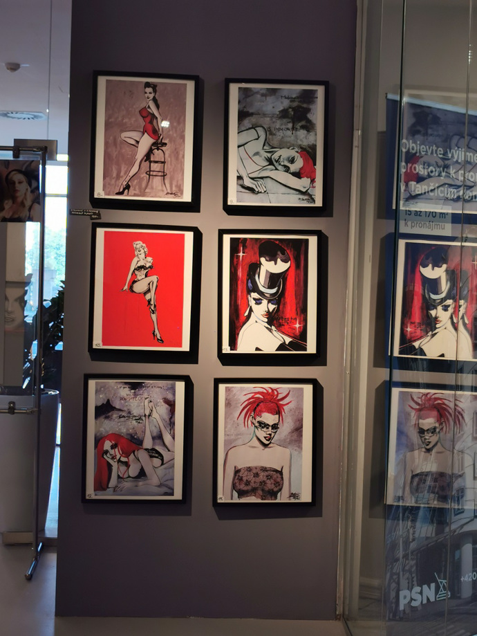 FOTO: Muriel a andělé. Komiksový diamant Káji Saudka z konce 60. let, začátku vrcholného období jeho tvorby. Redakce eXtra.cz navštívila výstavu v Tančícím domě. – stránka 16