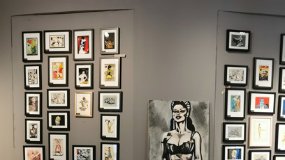 FOTO: Muriel a andělé. Komiksový diamant Káji Saudka z konce 60. let, začátku vrcholného období jeho tvorby. Redakce eXtra.cz navštívila výstavu v Tančícím domě.