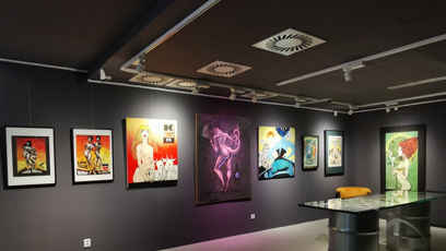 FOTO: Muriel a andělé. Komiksový diamant Káji Saudka z konce 60. let, začátku vrcholného období jeho tvorby. Redakce eXtra.cz navštívila výstavu v Tančícím domě.