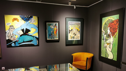 FOTO: Muriel a andělé. Komiksový diamant Káji Saudka z konce 60. let, začátku vrcholného období jeho tvorby. Redakce eXtra.cz navštívila výstavu v Tančícím domě.