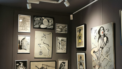 FOTO: Muriel a andělé. Komiksový diamant Káji Saudka z konce 60. let, začátku vrcholného období jeho tvorby. Redakce eXtra.cz navštívila výstavu v Tančícím domě.