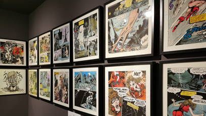 FOTO: Muriel a andělé. Komiksový diamant Káji Saudka z konce 60. let, začátku vrcholného období jeho tvorby. Redakce eXtra.cz navštívila výstavu v Tančícím domě.