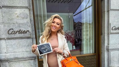 FOTO: Těhotná Dominika Myslivcová září štěstím.
