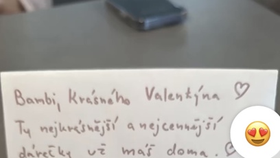 FOTO: Dominika svému příteli připravila ranní překvapení.