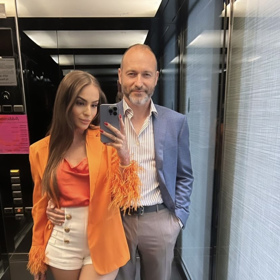 Týnuš Třešničková s přítelem. 