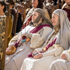 Z natáčení pohádky Jak si nevzít princeznu.