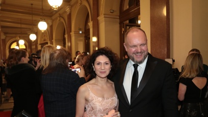 FOTO: Martha Issová se svým mužem Davidem Ondříčkem.