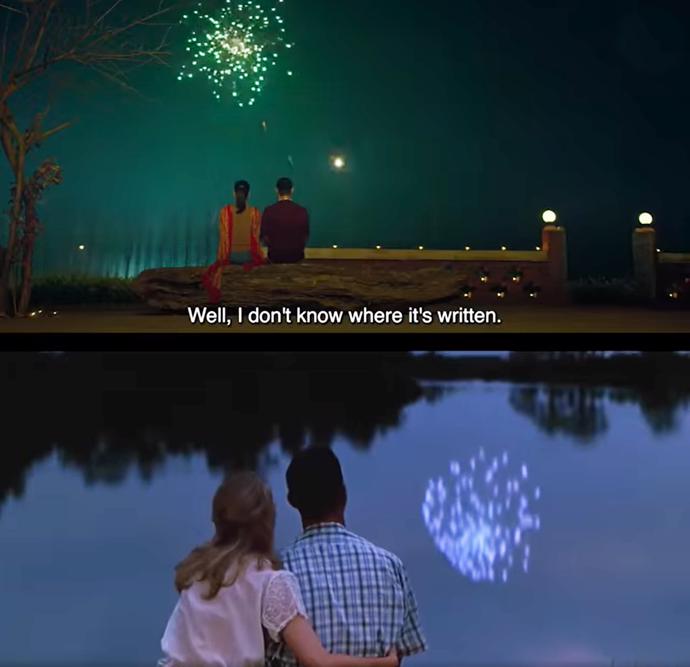 FOTO: Porovnání indické verze Forresta Gumpa (nahoře) s americkým originálem z roku 1994 (dole). – stránka 7