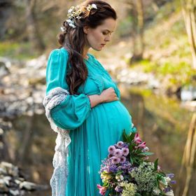 Před porodem z ní číší neskutečná energie, kterou získává i díky práci, kterou miluje.