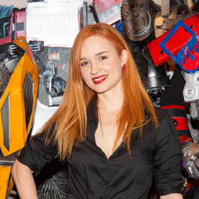 Herečka Zuzana Velichová.