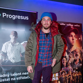 Vojta Dyk na premiéře filmu Děti Nagana.