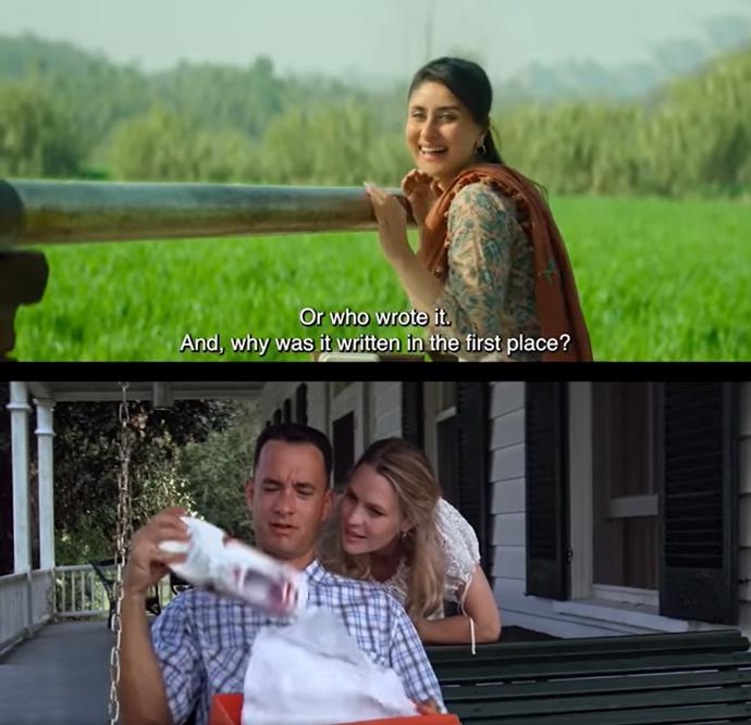 FOTO: Porovnání indické verze Forresta Gumpa (nahoře) s americkým originálem z roku 1994 (dole). – stránka 6