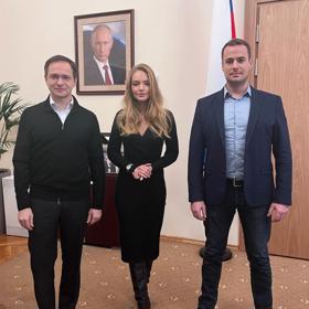 Elizaveta s historikem Pierrem Malinowskim