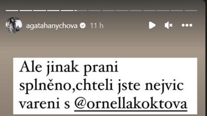 FOTO: První host nového pořadu Agáty bude Ornella Koktová.