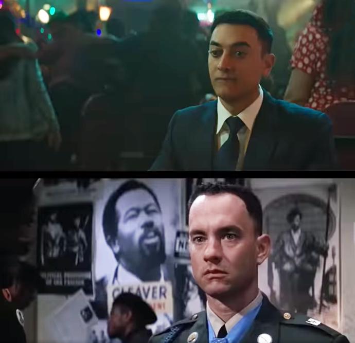 FOTO: Porovnání indické verze Forresta Gumpa (nahoře) s americkým originálem z roku 1994 (dole). – stránka 5