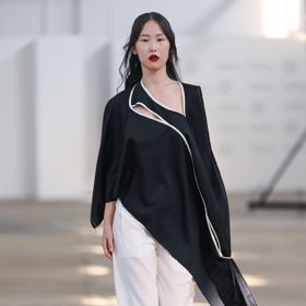 Aleš Hnátek na pražském týdnu módy.