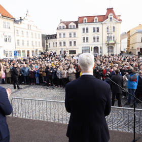 Petr Pavel v České Kamenici.