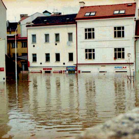 Libeň také utrpěla obrovské škody.