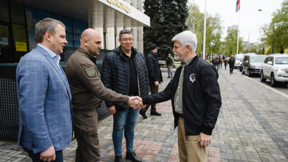 FOTO: Petr Pavel navštívil Dnipro.