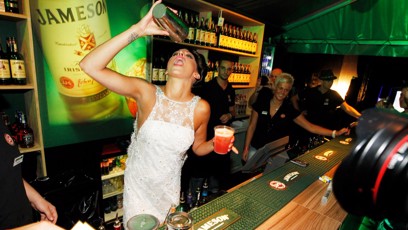 FOTO: Agáta Hanychová to uměla ve Varech pěkně roztočit.