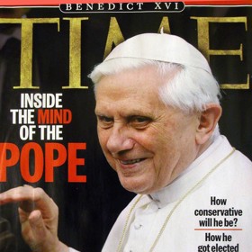 Benedikt na obálce časopisu Time.