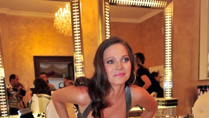 FOTO: Andrea Verešová v roce 2009 ukázala nedopatřením kalhotky.