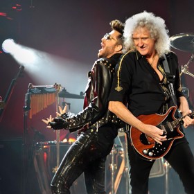 Kytarista Brian May.