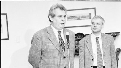 FOTO: S Milošem Zemanem v roce 1998