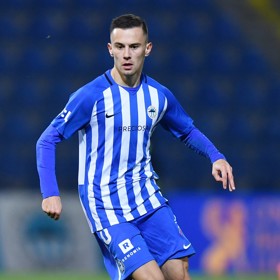 Jakub Pešek ještě v dresu Liberce.