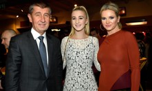 Andrej Babiš s dcerou a manželkou.